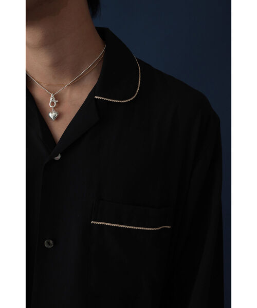 VAPORIZE（ヴェイパライズ）の「VAPORIZE / Rayon Pajama Shirt（シャツ/ブラウス・メンズ・ブラック/ダークブラウン・SMALL/MEDIUM/LARGE）」の6枚目の写真