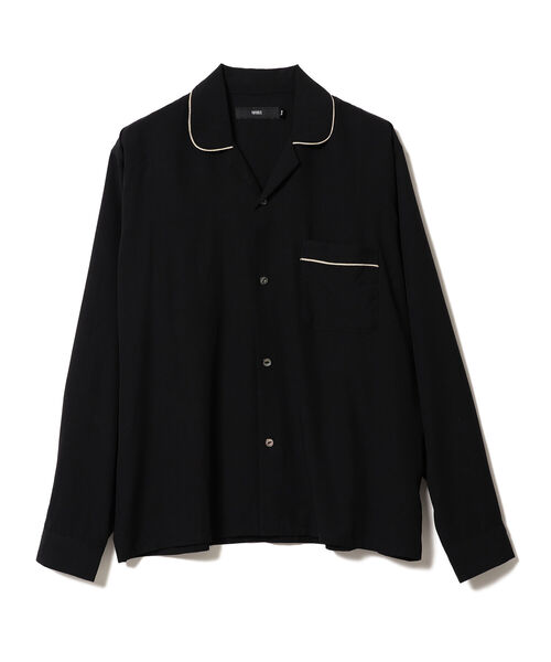 VAPORIZE（ヴェイパライズ）の「VAPORIZE / Rayon Pajama Shirt（シャツ/ブラウス・メンズ・ブラック/ダークブラウン・SMALL/MEDIUM/LARGE）」の3枚目の写真