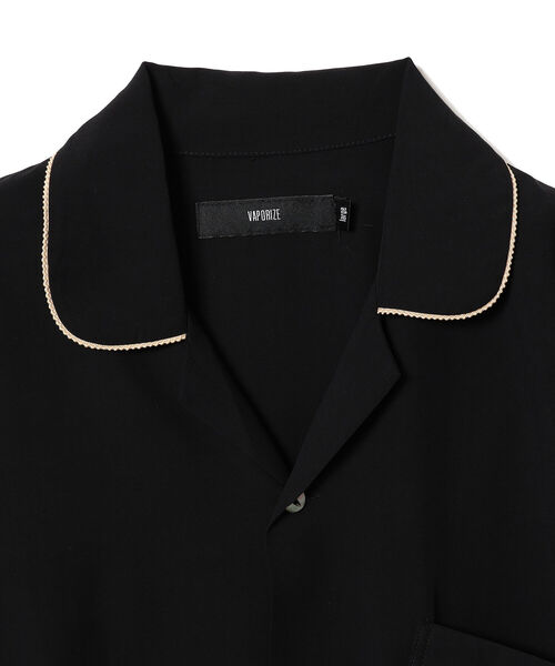 VAPORIZE（ヴェイパライズ）の「VAPORIZE / Rayon Pajama Shirt（シャツ/ブラウス・メンズ・ブラック/ダークブラウン・SMALL/MEDIUM/LARGE）」の8枚目の写真