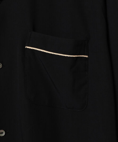 VAPORIZE（ヴェイパライズ）の「VAPORIZE / Rayon Pajama Shirt（シャツ/ブラウス・メンズ・ブラック/ダークブラウン・SMALL/MEDIUM/LARGE）」の10枚目の写真