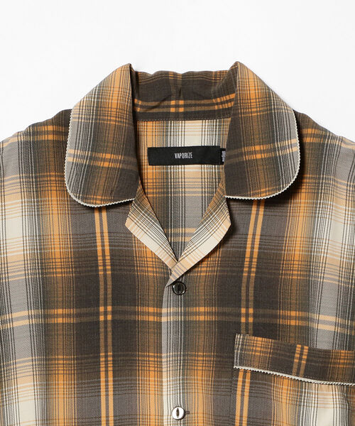 VAPORIZE（ヴェイパライズ）の「VAPORIZE / Rayon Pajama Shirt（シャツ/ブラウス・メンズ・ブラック/ダークブラウン・SMALL/MEDIUM/LARGE）」の17枚目の写真