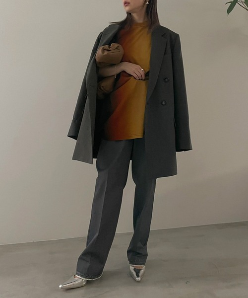 Ameri（アメリ）の「GRADATION OVERSIZED TEE（Tシャツ
