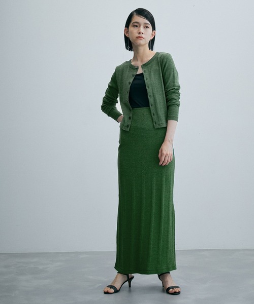 MILLER（ミラー）の「【Miller for ADAM ET ROPE'】別注 Cardigan（カーディガン/ボレロ・レディース・ダークグリーン/キャメル・FREE）」の15枚目の写真