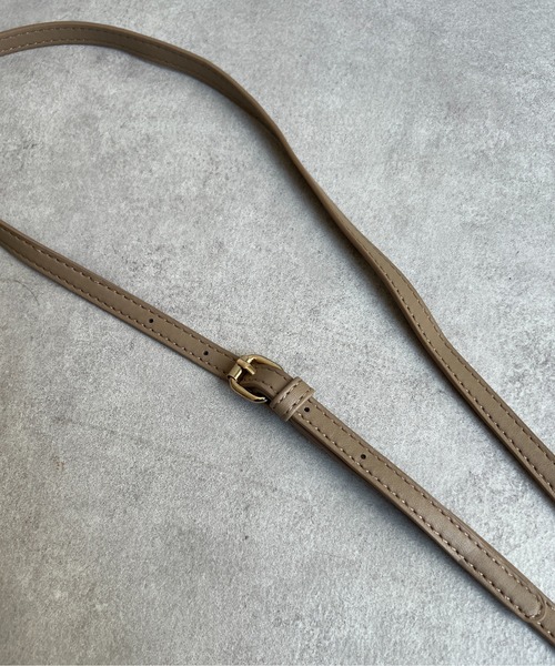 Chez toi（シェトワ）の「フォルドハンドル2WAYショルダー（ショルダーバッグ・レディース・ブラック/グリーン/モカ・00）」の12枚目の写真