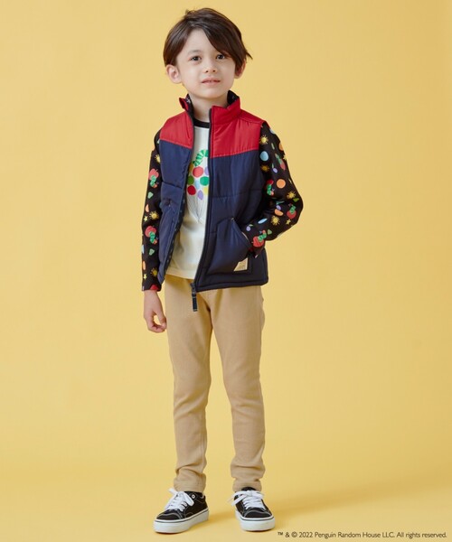 SHOO・LA・RUE(シューラルー)の「【100-140cm/撥水】配色薄中綿ベスト(その他アウター・キッズ・ネイビー系4/ピンク系9・14/11/10/12/13)」の19枚目の写真