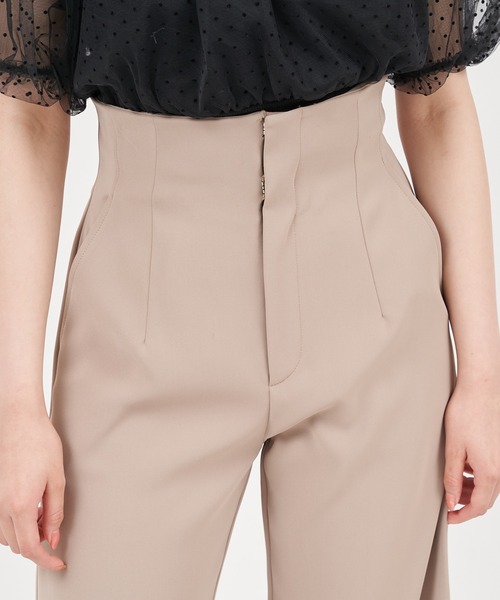 ROYAL PARTY(ロイヤルパーティー)の「ハイウエストZIPスリットパンツ(その他パンツ・レディース・ベージュ/オフホワイト/ブラック・FREE)」の10枚目の写真