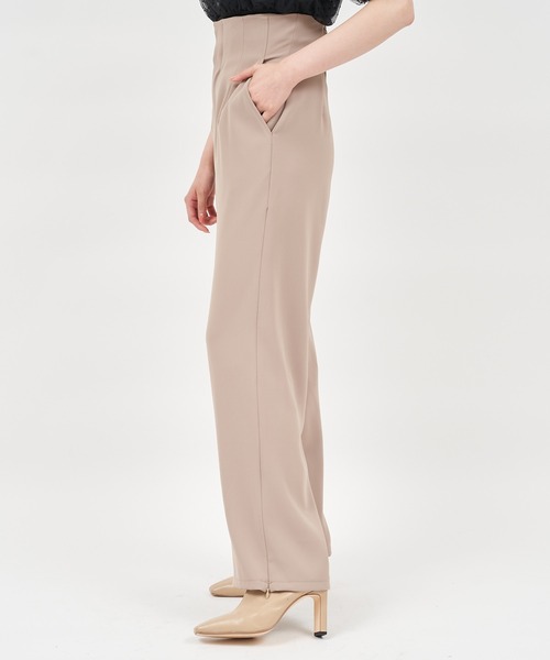 ROYAL PARTY(ロイヤルパーティー)の「ハイウエストZIPスリットパンツ(その他パンツ・レディース・ベージュ/オフホワイト/ブラック・FREE)」の14枚目の写真