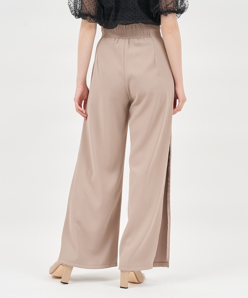 ROYAL PARTY(ロイヤルパーティー)の「ハイウエストZIPスリットパンツ(その他パンツ・レディース・ベージュ/オフホワイト/ブラック・FREE)」の16枚目の写真