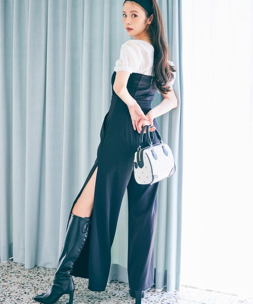 ROYAL PARTY(ロイヤルパーティー)の「ハイウエストZIPスリットパンツ(その他パンツ・レディース・ベージュ/オフホワイト/ブラック・FREE)」の8枚目の写真