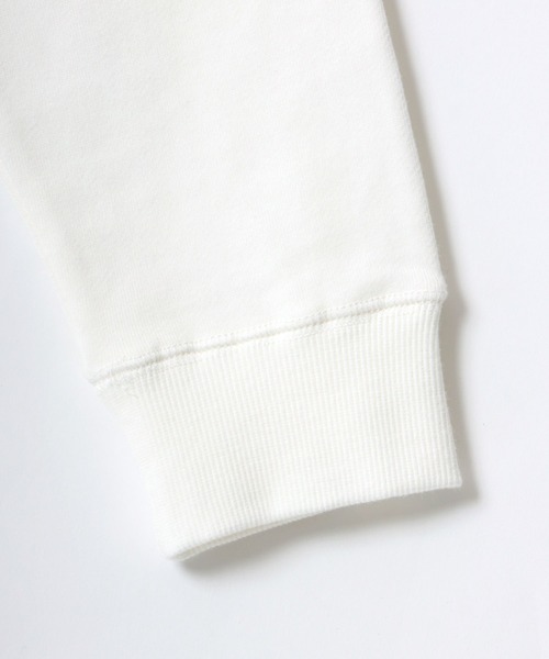 Dickies（ディッキーズ）の「Dickies/ディッキーズ 別注 オーバーサイズ 裏毛 ミニロゴワッペン ワンポイント刺繍 スウェット トレーナー/長袖 トップス プルオーバー/レディース メンズ（スウェット・メンズ・ホワイト/アッシュグレー/ブラック/ダークグリーン/ネイビー/オートミール/ブラック系その他/グレー系その他/ベージュ系その他・M/L/XL）」の22枚目の写真