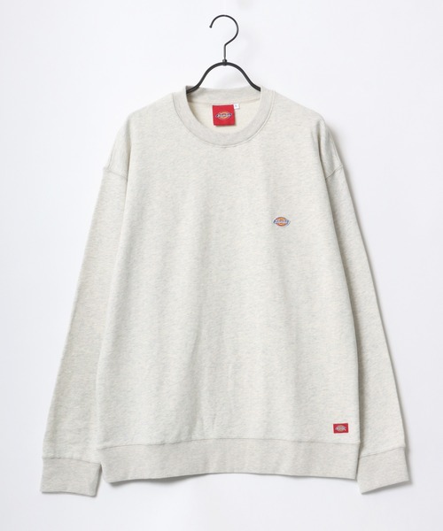 Dickies（ディッキーズ）の「Dickies/ディッキーズ 別注 オーバーサイズ 裏毛 ミニロゴワッペン ワンポイント刺繍 スウェット トレーナー/長袖 トップス プルオーバー/レディース メンズ（スウェット・メンズ・ホワイト/アッシュグレー/ブラック/ダークグリーン/ネイビー/オートミール/ブラック系その他/グレー系その他/ベージュ系その他・M/L/XL）」の15枚目の写真