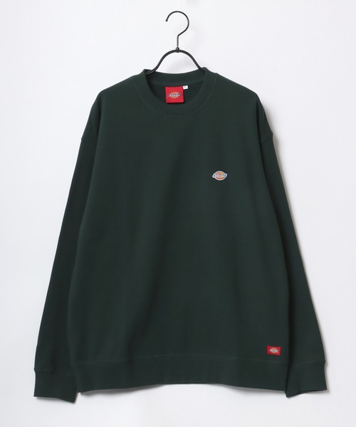Dickies(ディッキーズ)の「Dickies/ディッキーズ 別注 ビッグシルエット ミニロゴワッペン ワンポイント刺繍 スウェット