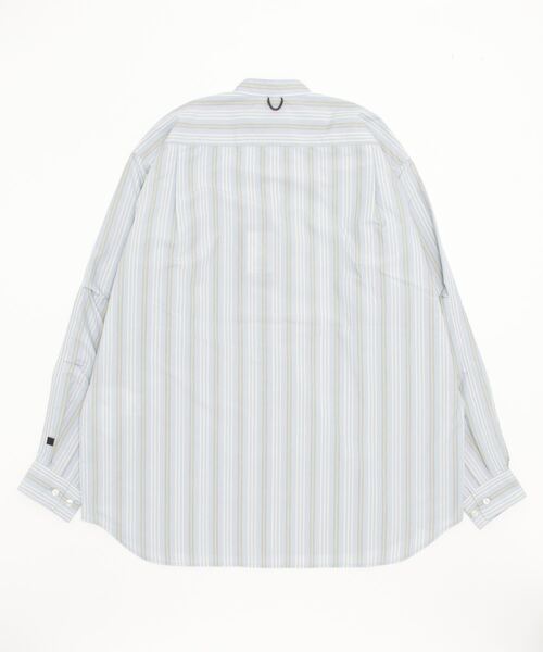 DAIWA PIER39（ダイワピア39）の「DAIWA PIER39 TECH BAND COLLAR SHIRTS L/S STRIPE BE-92022W（シャツ/ブラウス・メンズ・ブルー/ネイビー/ベージュ・LARGE/MEDIUM）」の8枚目の写真