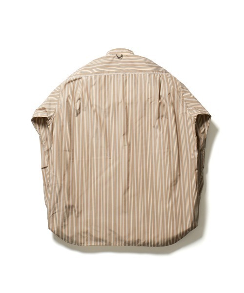 DAIWA PIER39（ダイワピア39）の「DAIWA PIER39 TECH BAND COLLAR SHIRTS L/S STRIPE BE-92022W（シャツ/ブラウス・メンズ・ブルー/ネイビー/ベージュ・LARGE/MEDIUM）」の9枚目の写真