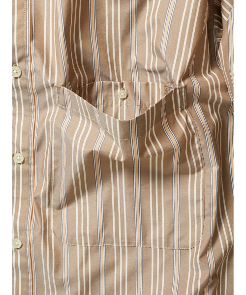 DAIWA PIER39（ダイワピア39）の「DAIWA PIER39 TECH BAND COLLAR SHIRTS L/S STRIPE BE-92022W（シャツ/ブラウス・メンズ・ブルー/ネイビー/ベージュ・LARGE/MEDIUM）」の10枚目の写真