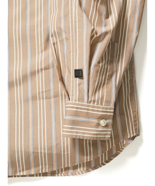 DAIWA PIER39（ダイワピア39）の「DAIWA PIER39 TECH BAND COLLAR SHIRTS L/S STRIPE BE-92022W（シャツ/ブラウス・メンズ・ブルー/ネイビー/ベージュ・LARGE/MEDIUM）」の11枚目の写真
