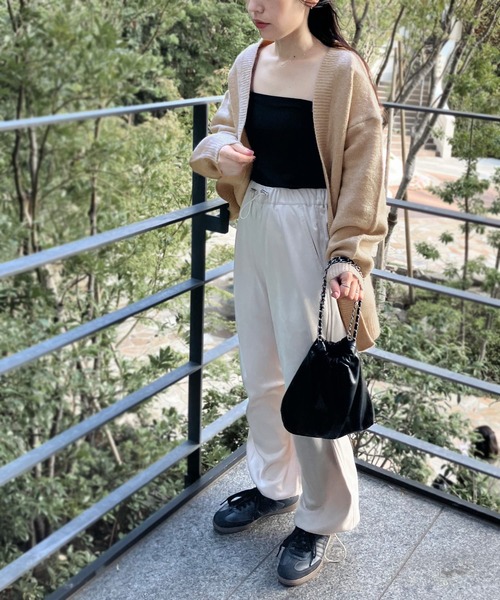 reca（レカ）の「ビッグシルエットニットカーディガン（カーディガン/ボレロ・レディース・ベージュ/ブルーグレー/オートミール/チャコール・M）」の14枚目の写真