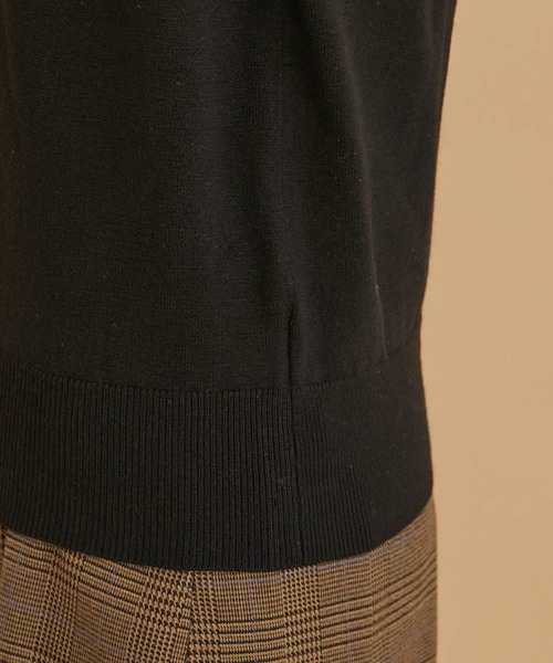 ROPE' PICNIC(ロペピクニック)の「2WAY/ボリューム袖ニットカーディガン(カーディガン/ボレロ・レディース・サックスブルー/グレー系その他/ライトグレー/ブラック/ダークブラウン・38)」の19枚目の写真