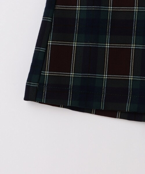 THE SHOP TK （ザ ショップ ティーケー ）の「【110-150/ミディ丈】チェックベルトスカート（スカート・キッズ・ブラウン系2/イエロー系1・14/12/15 /13/11）」の15枚目の写真