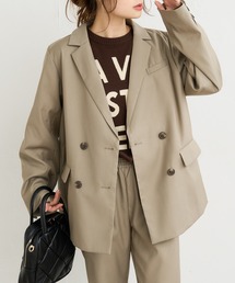 PUAL CE CIN | ≪セットアップ対応≫ダブルテーラードジャケット(テーラードジャケット)