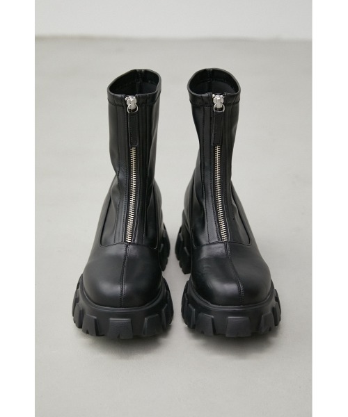 FRONT ZIP SHORT BOOTS/フロントジップショートブーツ（ブーツ