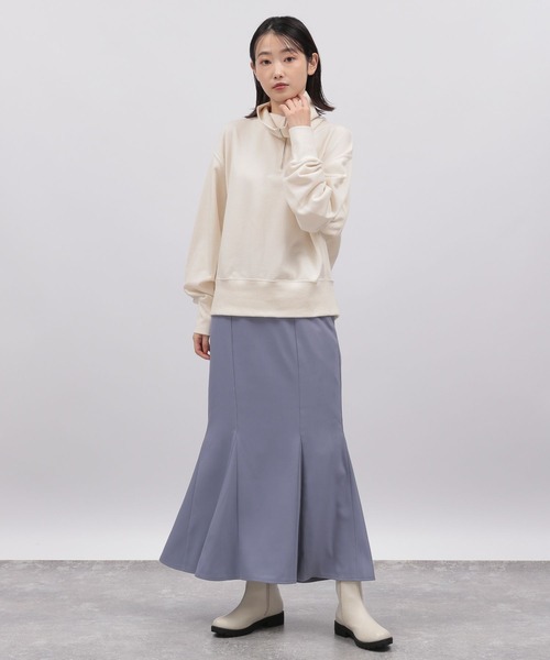 LAKOLE（ラコレ）の「ZIPカラーボリュームプルオーバー / 165997（スウェット・レディース・ホワイト/サンドグレー/ブラック/ブラウン・SMALL/MEDIUM）」の18枚目の写真