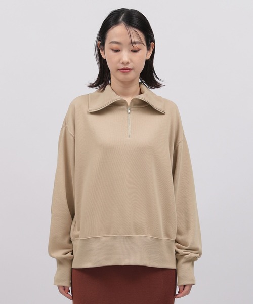 LAKOLE（ラコレ）の「ZIPカラーボリュームプルオーバー / 165997（スウェット・レディース・ホワイト/サンドグレー/ブラック/ブラウン・SMALL/MEDIUM）」の15枚目の写真