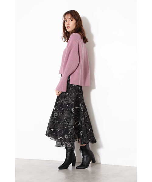 JILL STUART(ジルスチュアート)の「◆マロリースタースカート(スカート・レディース・ブルー/ブラック・2/0/4)」の7枚目の写真