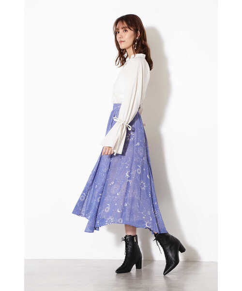 JILL STUART(ジルスチュアート)の「◆マロリースタースカート(スカート・レディース・ブルー/ブラック・2/0/4)」の10枚目の写真