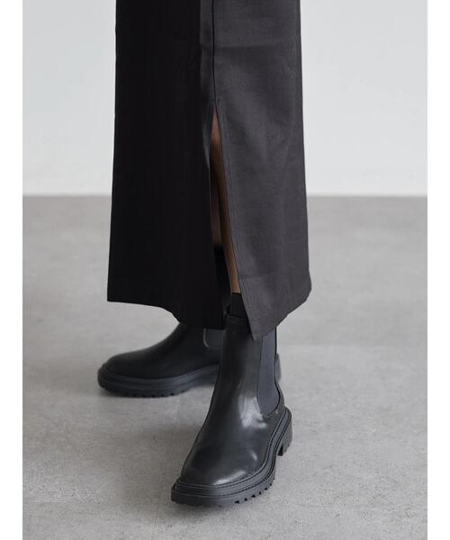 rem closet（レムクローゼット）の「チェルシーブーツ（ブーツ・レディース・オフホワイト/ブラック・36/37）」の7枚目の写真