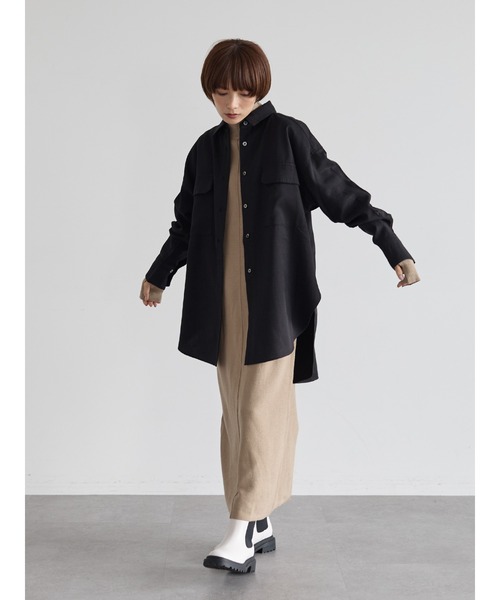 rem closet（レムクローゼット）の「チェルシーブーツ（ブーツ・レディース・オフホワイト/ブラック・36/37）」の6枚目の写真