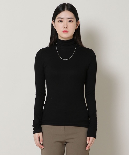3.3 Field Trip (3.3フィールドトリップ)の「3.3 Field Trip/ソフトタートルネック 2169557(Tシャツ/カットソー・レディース・ブラック/カーキ/ピンク/アイボリー・FREE)」の22枚目の写真