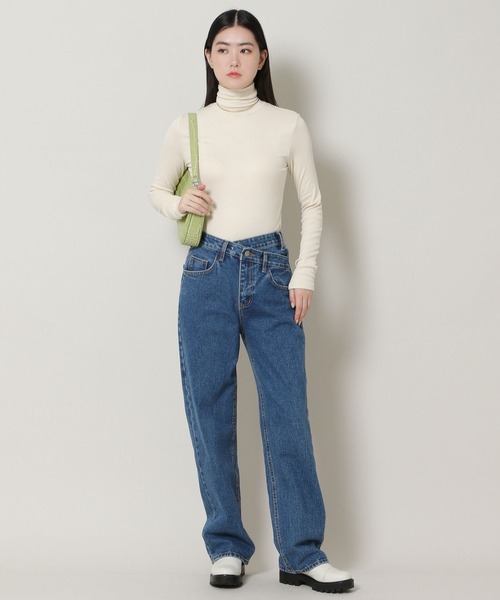 3.3 Field Trip (3.3フィールドトリップ)の「3.3 Field Trip/ソフトタートルネック 2169557(Tシャツ/カットソー・レディース・ブラック/カーキ/ピンク/アイボリー・FREE)」の5枚目の写真