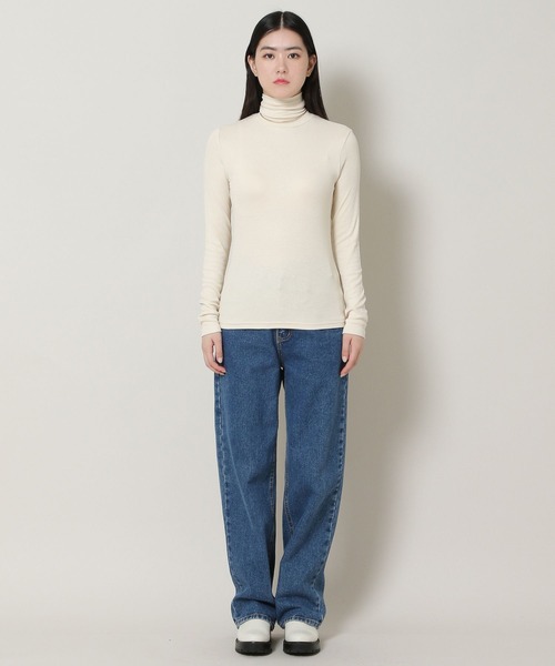 3.3 Field Trip (3.3フィールドトリップ)の「3.3 Field Trip/ソフトタートルネック 2169557(Tシャツ/カットソー・レディース・ブラック/カーキ/ピンク/アイボリー・FREE)」の15枚目の写真