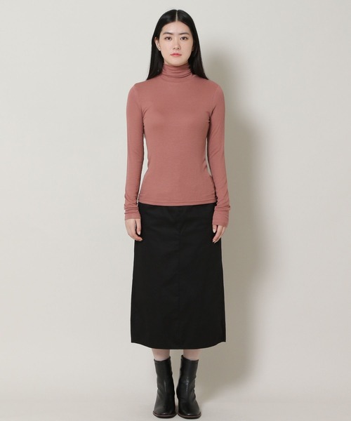 3.3 Field Trip (3.3フィールドトリップ)の「3.3 Field Trip/ソフトタートルネック 2169557(Tシャツ/カットソー・レディース・ブラック/カーキ/ピンク/アイボリー・FREE)」の16枚目の写真
