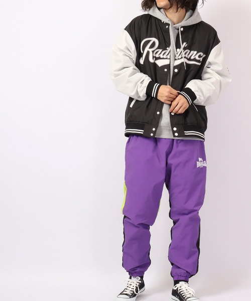 boohooMAN HOMME スタジャン 紫