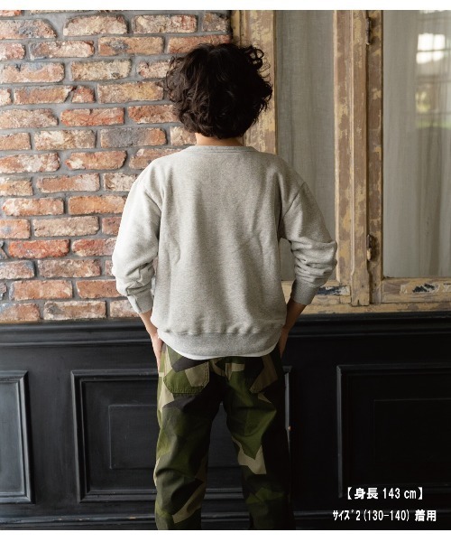 RUGGEDWORKS（ラゲッドワークス）の「《made in Japan》COLLEGE PT SWEAT（スウェット・キッズ・グレー/レッド・01/02/03/04）」の5枚目の写真