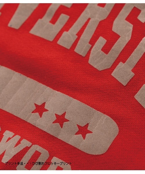 RUGGEDWORKS（ラゲッドワークス）の「《made in Japan》COLLEGE PT SWEAT（スウェット・キッズ・グレー/レッド・01/02/03/04）」の8枚目の写真