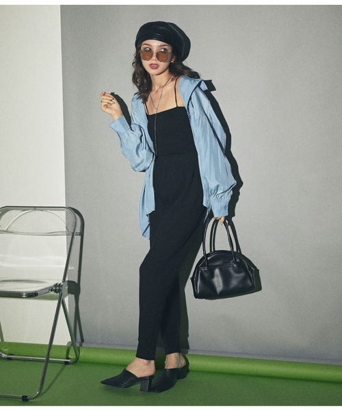 ANAP（アナップ）の「バックスリットジョガーパンツ（その他パンツ・レディース・ライトベージュ/アイボリー/ブラック・FREE）」の8枚目の写真