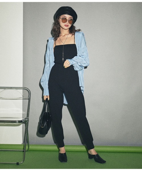 ANAP（アナップ）の「バックスリットジョガーパンツ（その他パンツ・レディース・ライトベージュ/アイボリー/ブラック・FREE）」の9枚目の写真