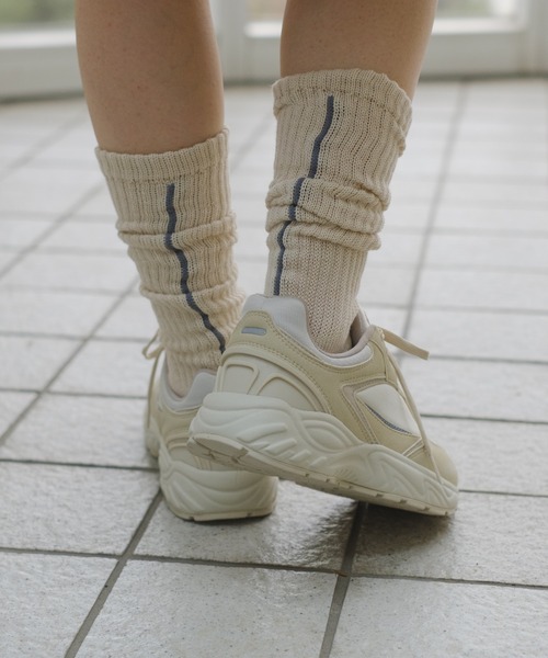 MoonStar(ムーンスター)の「【810s】STUDEN(スニーカー・レディース・チャコールグレー/グレー/ベージュ/カーキ・23/25/24/26/27)」の22枚目の写真