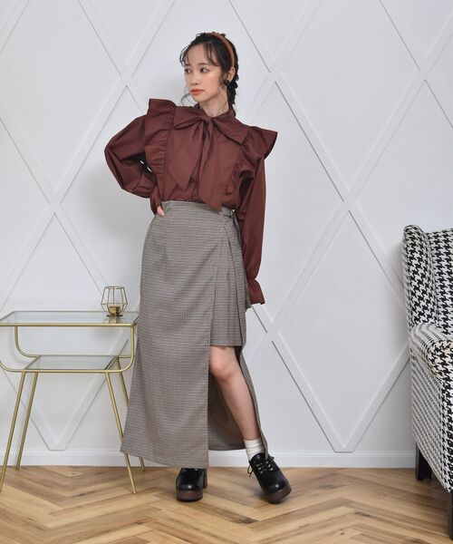 IENA プリーツラップスカート IENA｜《予約》ベルトラップスカート | Rakuten Fashion(楽天