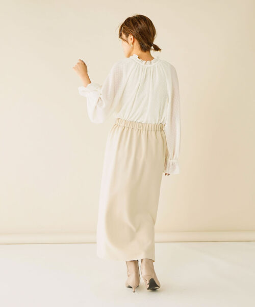 NOLLEY’S（ノーリーズ）の「2WAY衿フリルブラウス（シャツ/ブラウス・レディース・オフホワイト/ブラック・38）」の19枚目の写真