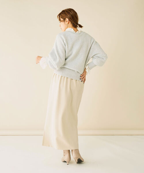 NOLLEY’S（ノーリーズ）の「2WAY衿フリルブラウス（シャツ/ブラウス・レディース・オフホワイト/ブラック・38）」の20枚目の写真