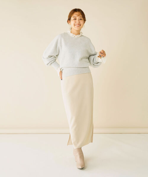 NOLLEY’S（ノーリーズ）の「2WAY衿フリルブラウス（シャツ/ブラウス・レディース・オフホワイト/ブラック・38）」の16枚目の写真