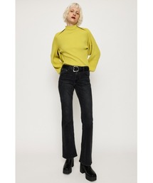 SLY | DAVE LW FLARE PT-E デイヴ ハイウエスト フレアパンツ デニム(デニムパンツ)