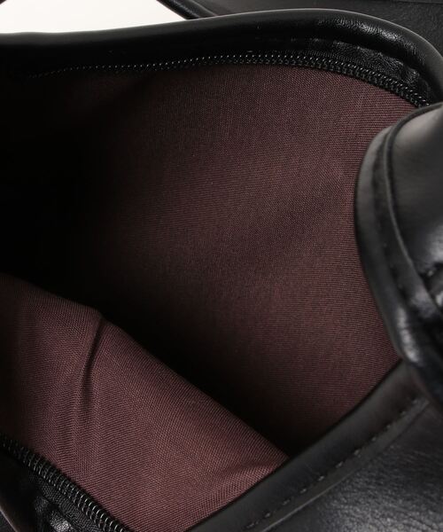 aimoha（アイモハ）の「シンプルショルダーバッグ（ショルダーバッグ・レディース・ブラック/オフホワイト/ブラウン・FREE）」の5枚目の写真