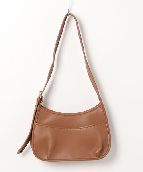 aimoha（アイモハ）の「シンプルショルダーバッグ（ショルダーバッグ・レディース・ブラック/オフホワイト/ブラウン・FREE）」の10枚目の写真