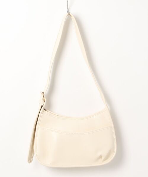 aimoha（アイモハ）の「シンプルショルダーバッグ（ショルダーバッグ・レディース・ブラック/オフホワイト/ブラウン・FREE）」の8枚目の写真