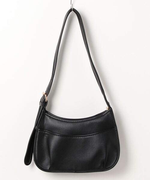 aimoha（アイモハ）の「シンプルショルダーバッグ（ショルダーバッグ・レディース・ブラック/オフホワイト/ブラウン・FREE）」の9枚目の写真